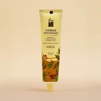 Травяная зубная паста (без фтора), 150 г, Иша Лайф; Herbal Toothpaste (Paraben, Fluoride, SLS, & SLES Free), 150 g, Isha Life